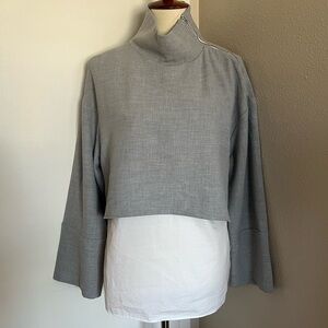 Zara Trafaluc Overlay Sweater Top